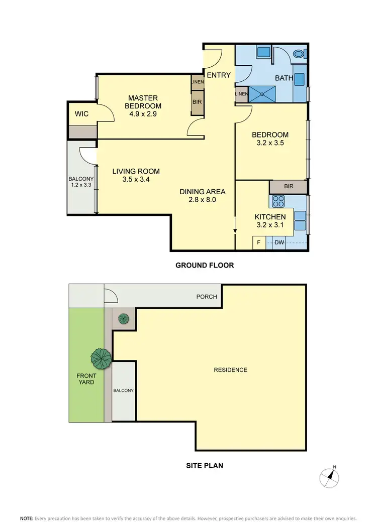 Floorplan of Homely unit listing, 13/949-953 Mt Alexander Road, Essendon VIC 3040