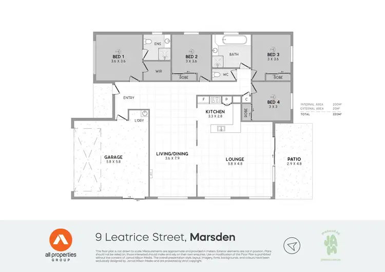 Floorplan of Homely house listing, 9 Leatrice Street, Marsden QLD 4132
