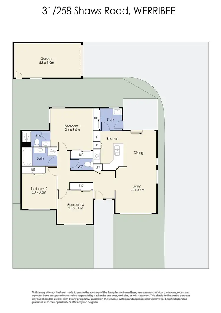 Floorplan of Homely unit listing, 31/258 Shaws Road, Werribee VIC 3030