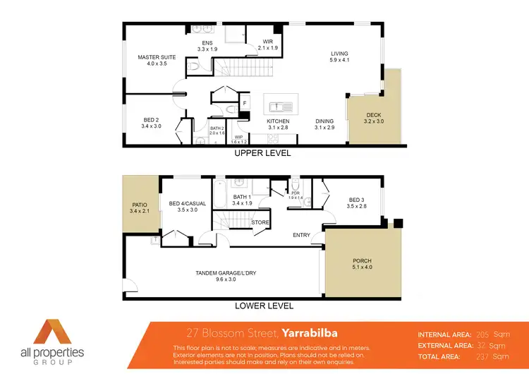 Floorplan of Homely house listing, 27 Blossom Street, Yarrabilba QLD 4207