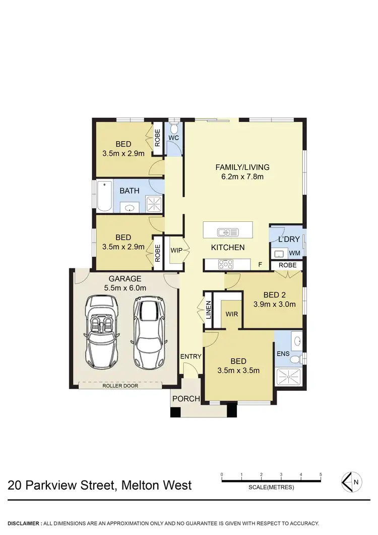 Floorplan of Homely house listing, 20 Parkview Street, Harkness VIC 3337