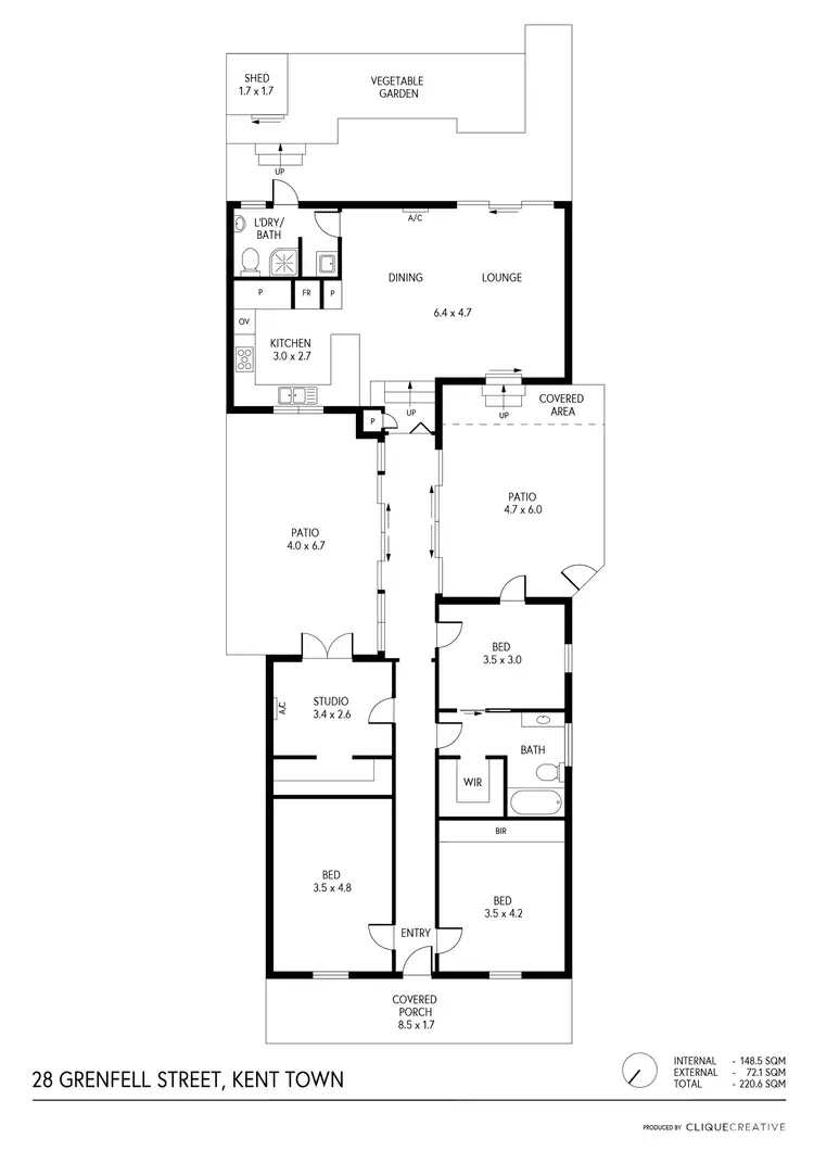 Floorplan of Homely house listing, 28 Grenfell Street, Kent Town SA 5067