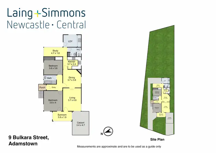 Floorplan of Homely house listing, 9 Bulkara Street, Adamstown Heights NSW 2289