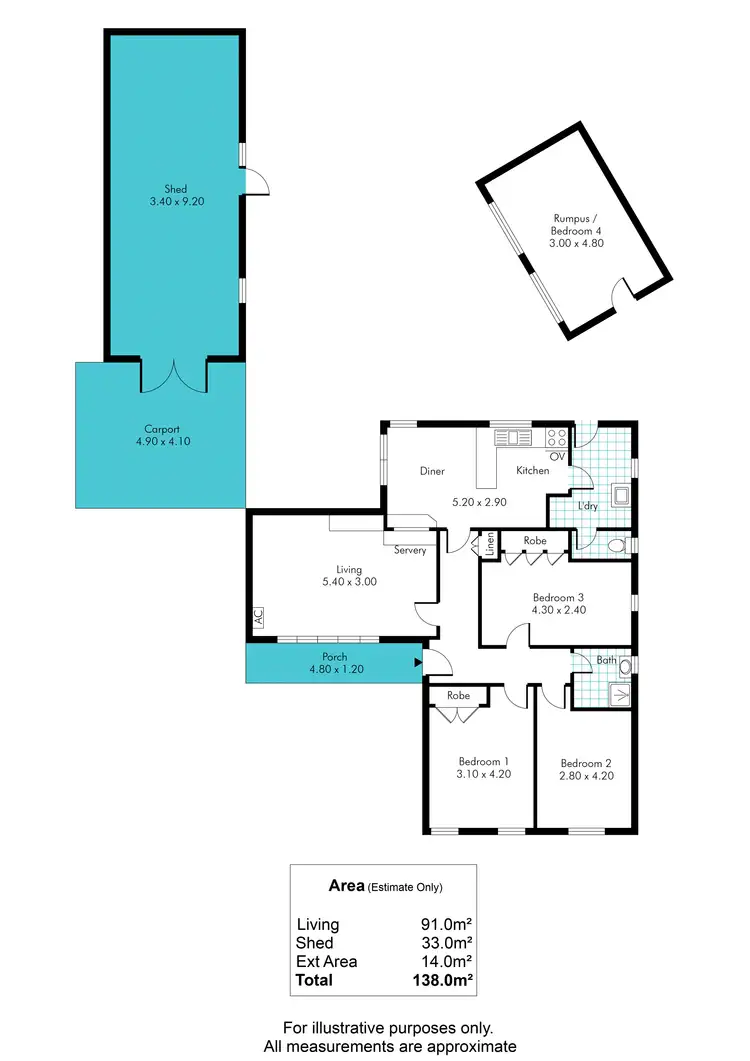 Floorplan of Homely house listing, 224 Oaklands Road, Morphettville SA 5043