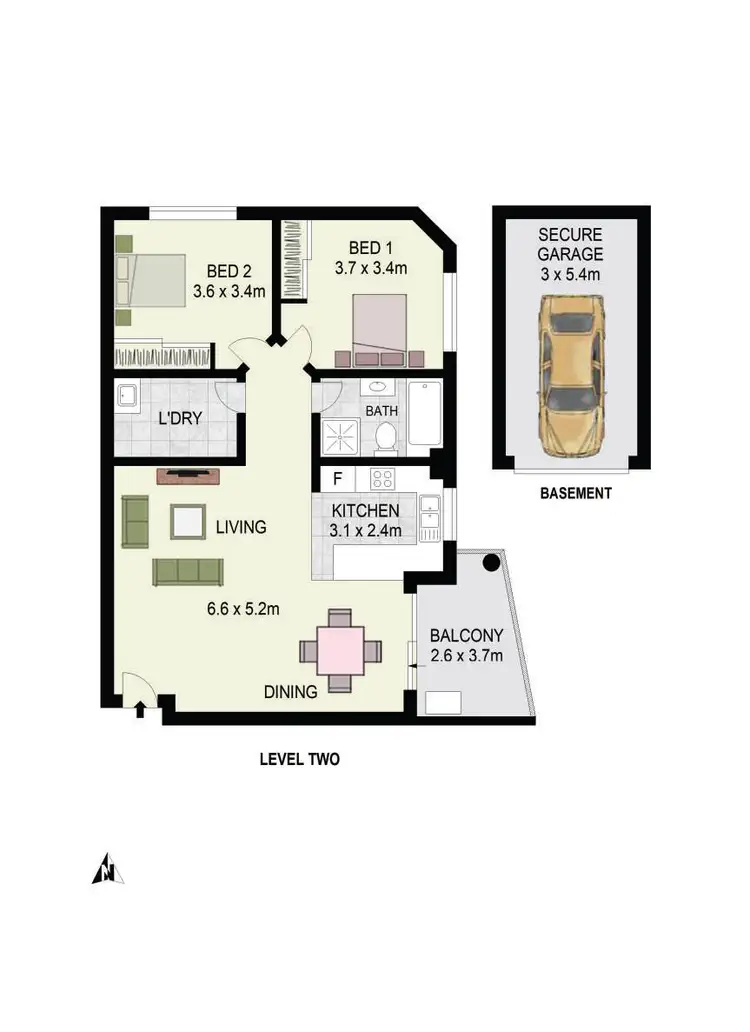 Floorplan of Homely apartment listing, 12/79-81 Railway Street, Granville NSW 2142