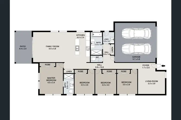 Floorplan of Homely house listing, 45 Mistral Crescent, Griffin QLD 4503