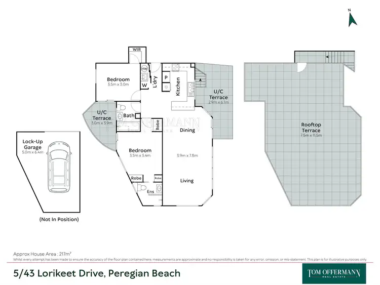 Floorplan of Homely unit listing, 5/43 Lorikeet Drive, Peregian Beach QLD 4573