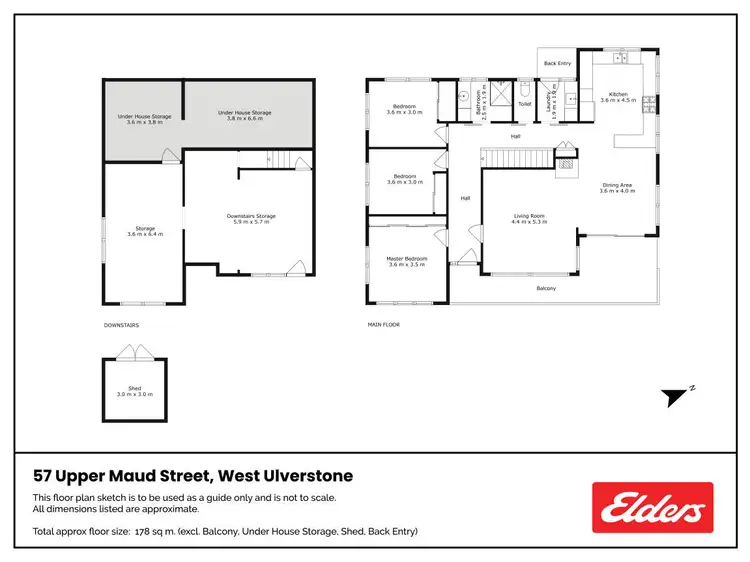 Floorplan of Homely house listing, 57 Upper Maud Street, West Ulverstone TAS 7315