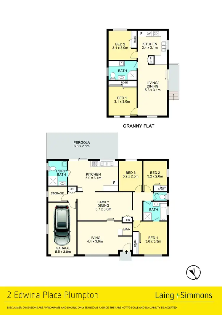 Floorplan of Homely house listing, 2 Edwina Place, Plumpton NSW 2761