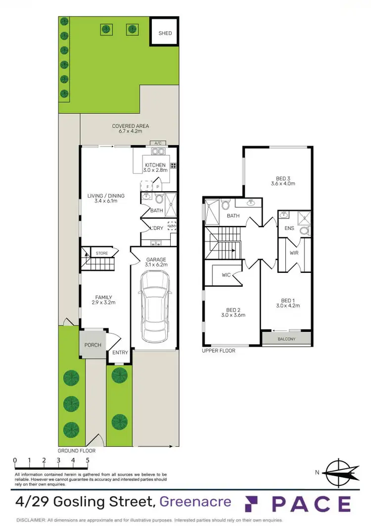 Floorplan of Homely townhouse listing, 4/29 Gosling Street, Greenacre NSW 2190