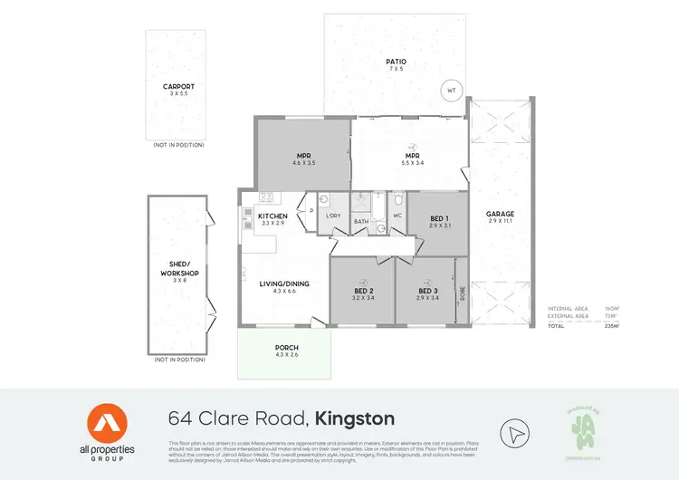 Floorplan of Homely house listing, 64 Clare Road, Kingston QLD 4114