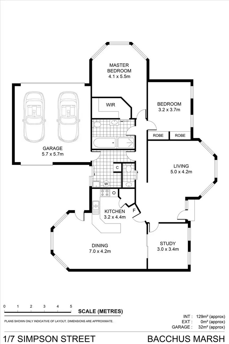 Floorplan of Homely unit listing, 1/7 Simpson Street, Bacchus Marsh VIC 3340