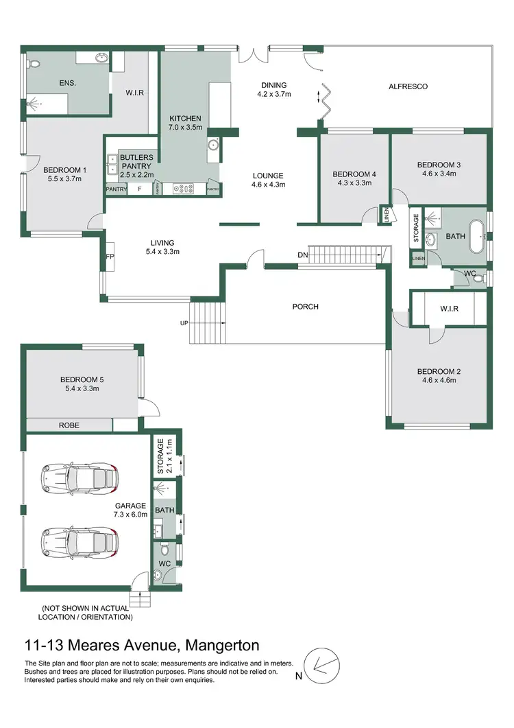 Floorplan of Homely house listing, 11-13 Meares Avenue, Mangerton NSW 2500