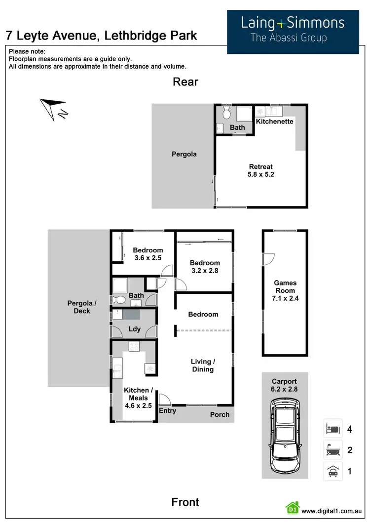 Floorplan of Homely house listing, 7 Leyte Avenue, Lethbridge Park NSW 2770