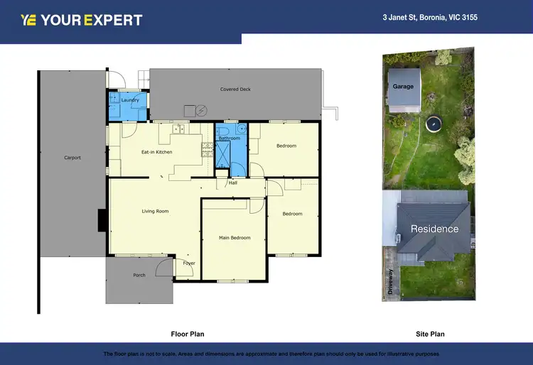 Floorplan of Homely house listing, 3 Janet Street, Boronia VIC 3155
