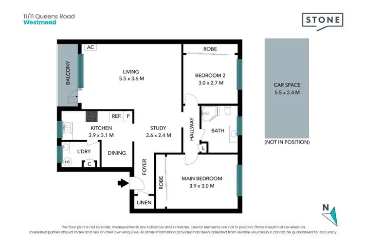 Floorplan of Homely apartment listing, 11/11 Queens Road, Westmead NSW 2145