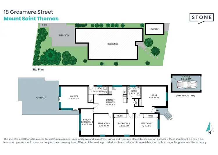 Floorplan of Homely house listing, 18 Grasmere Street, Mount Saint Thomas NSW 2500