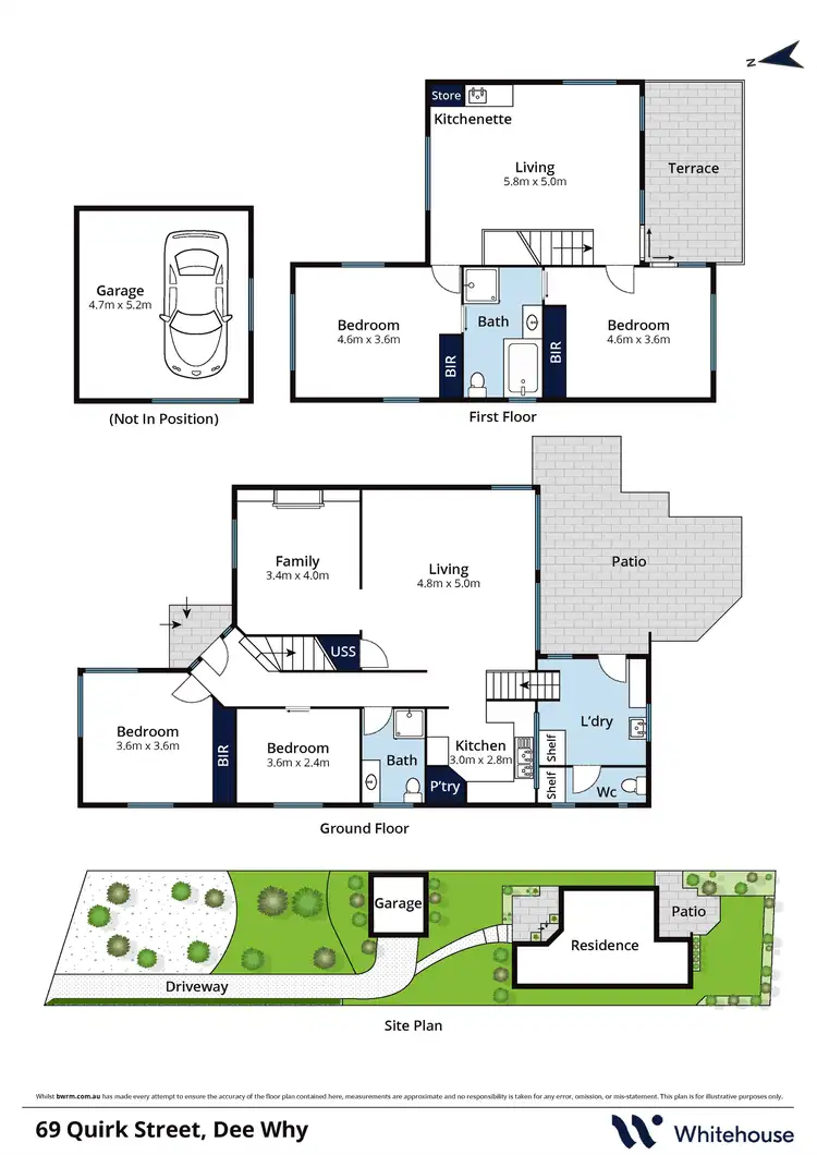Floorplan of Homely house listing, 69 Quirk Street, Dee Why NSW 2099
