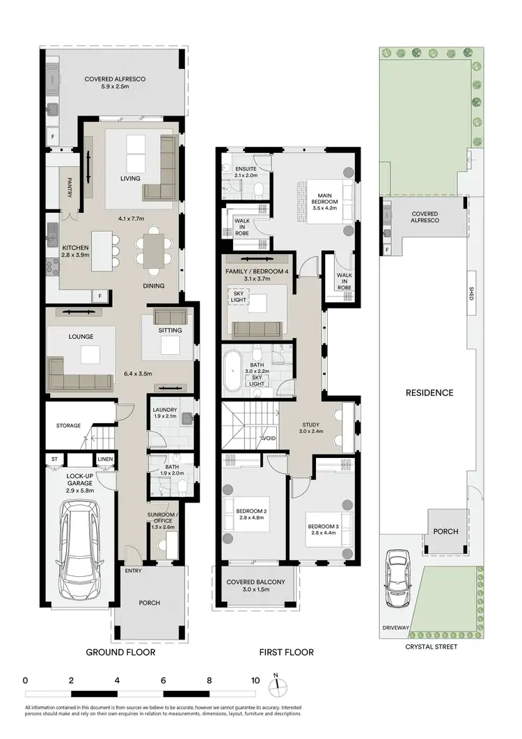 Floorplan of Homely semi-detached listing, 17a Crystal Street, Sylvania NSW 2224