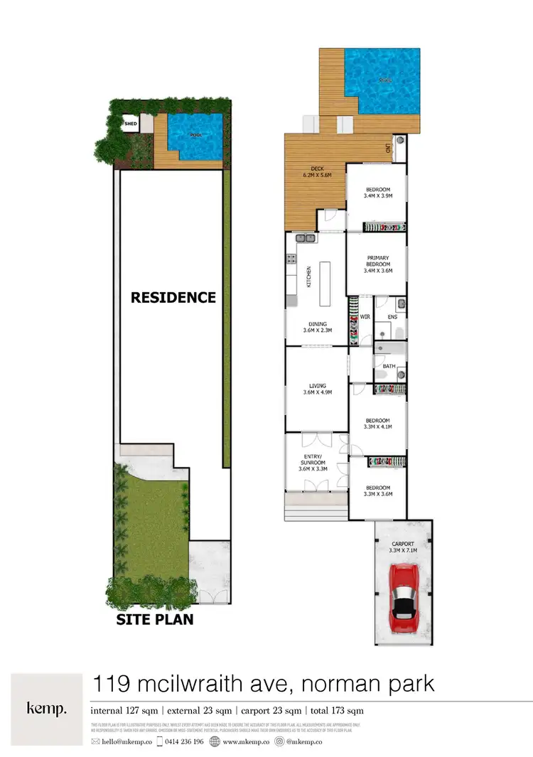 Floorplan of Homely house listing, 119 McIlwraith Avenue, Norman Park QLD 4170