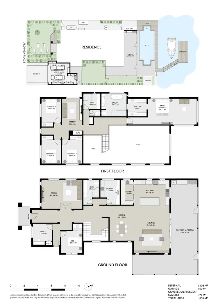Floorplan of Homely house listing, 7 Aldinga Place, Mooloolaba QLD 4557