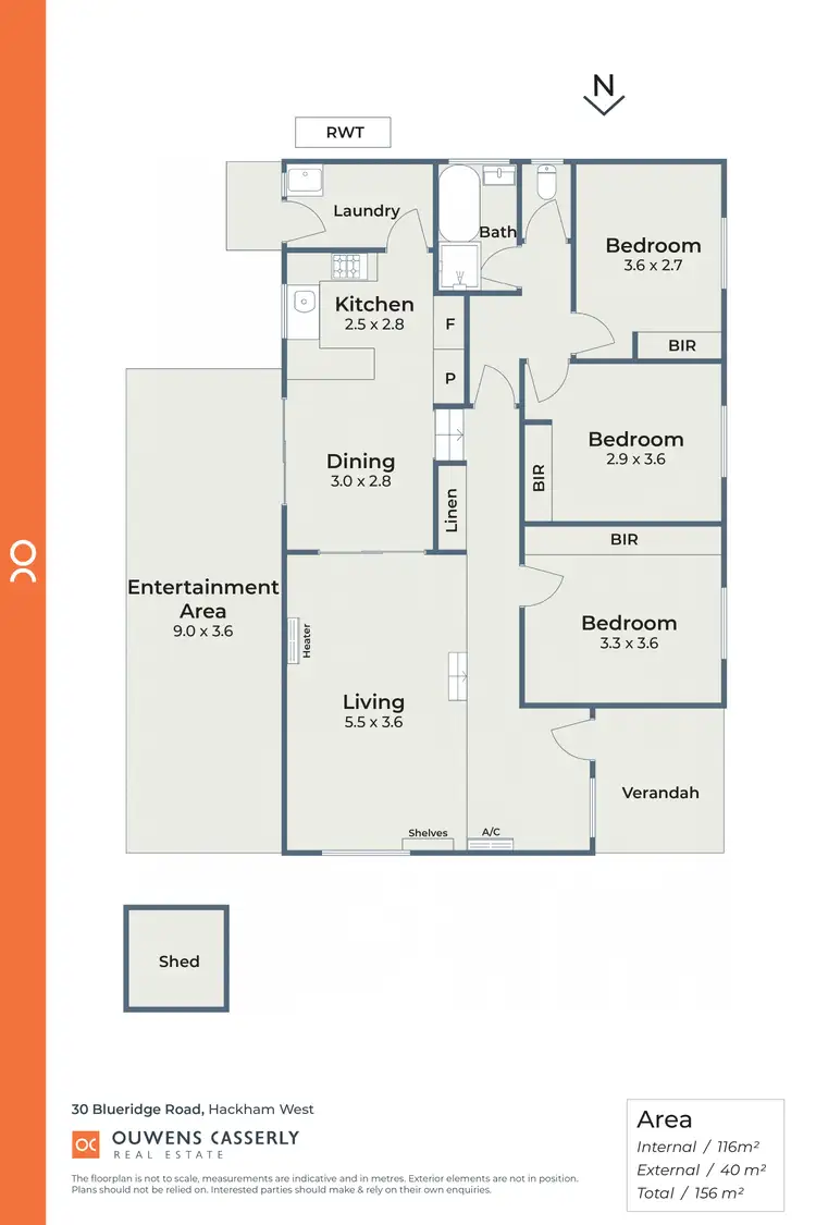 Floorplan of Homely house listing, 30 Blueridge Road, Hackham West SA 5163