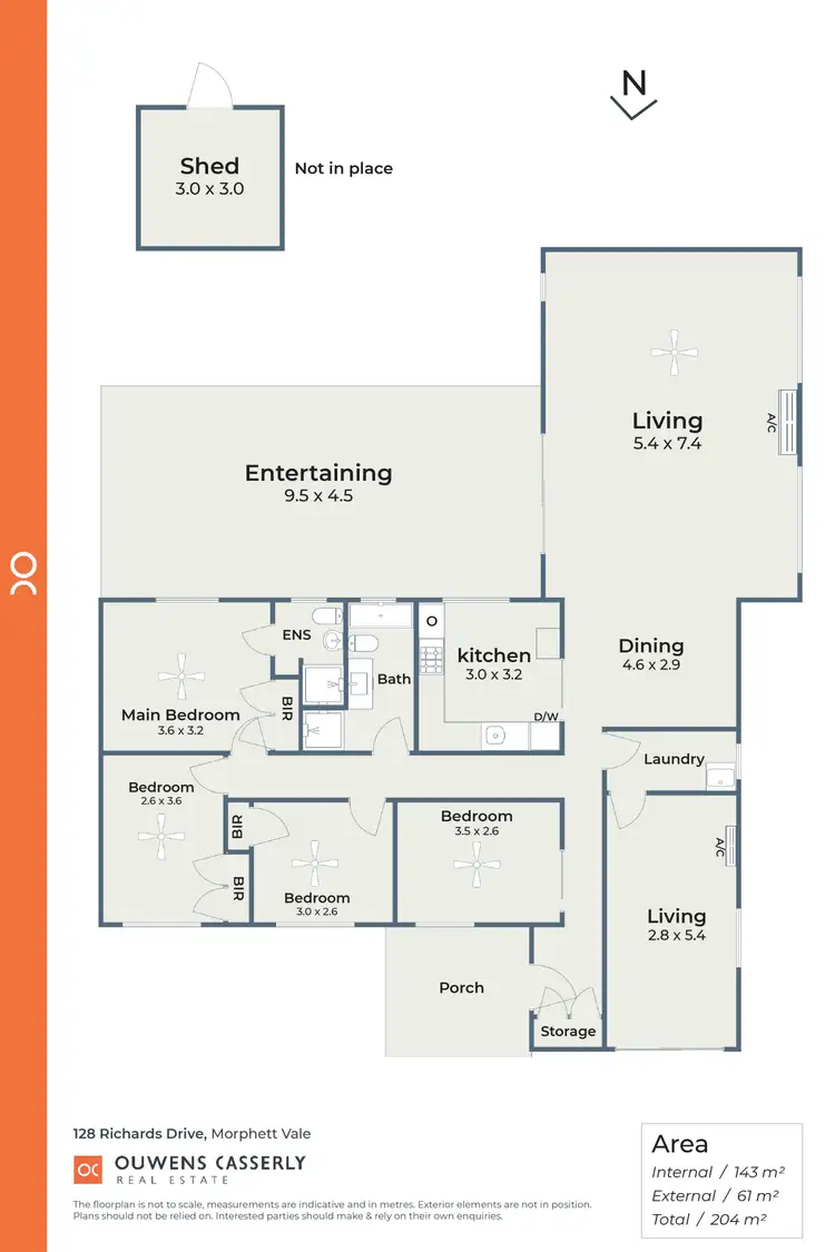 Floorplan of Homely house listing, 128 Richards Drive, Morphett Vale SA 5162