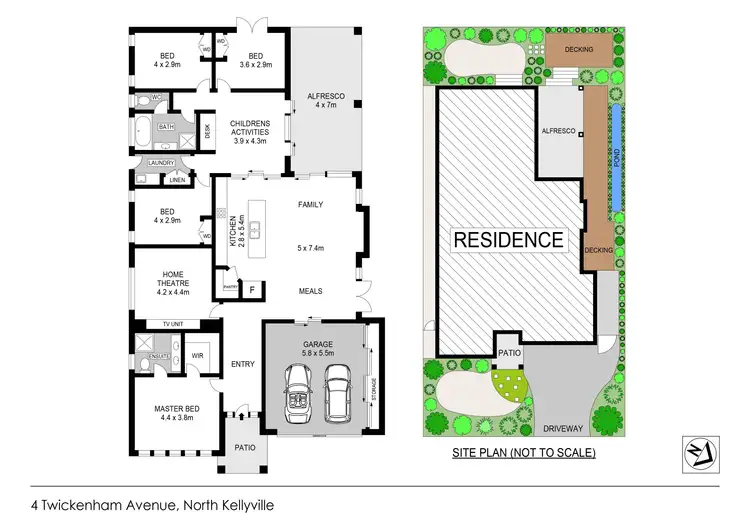 Floorplan of Homely house listing, 4 Twickenham Avenue, North Kellyville NSW 2155