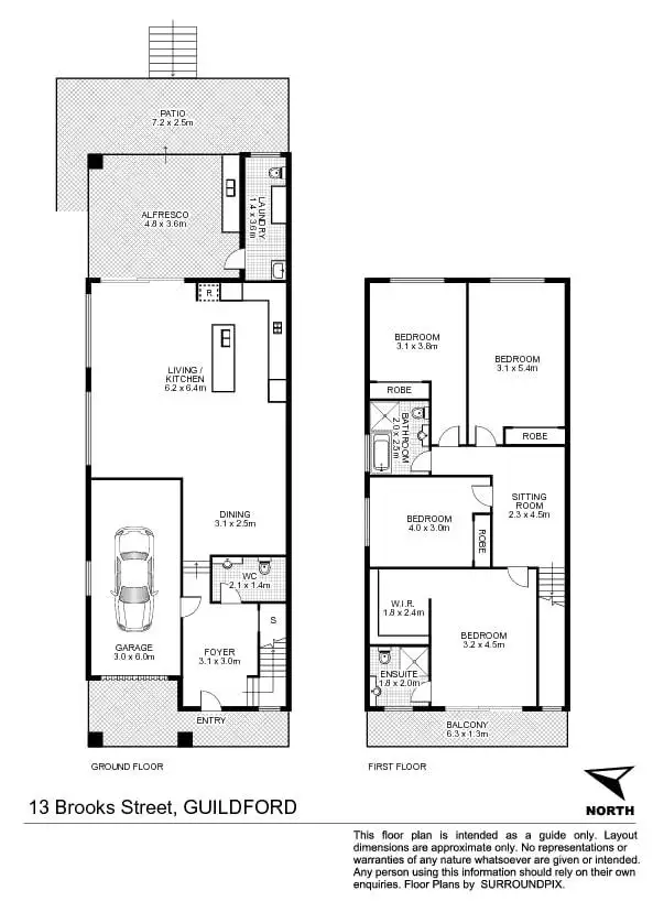 Floorplan of Homely house listing, 13B Brooks Street, Guildford NSW 2161