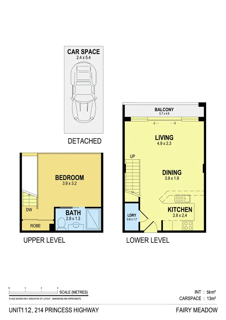 Floorplan of Homely studio listing, 112/214-220 Princes Highway, Fairy Meadow NSW 2519