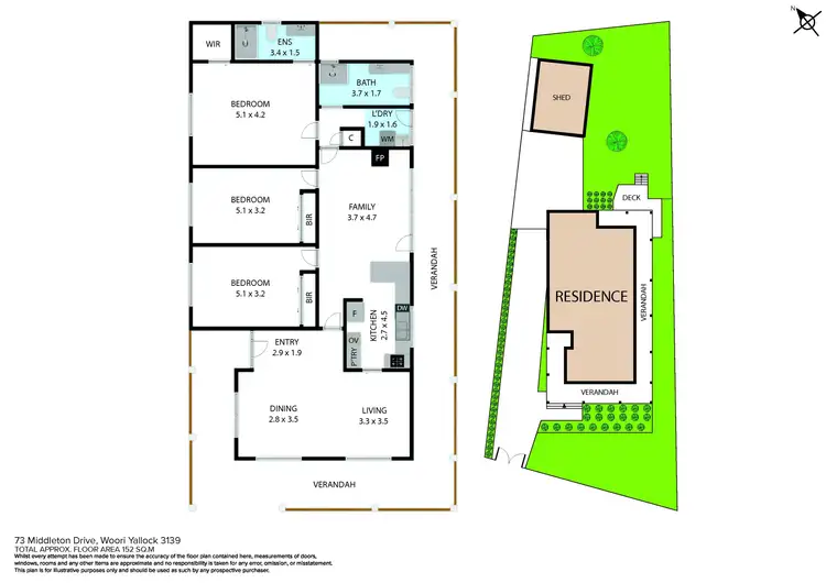 Floorplan of Homely house listing, 73 Middleton Drive, Woori Yallock VIC 3139