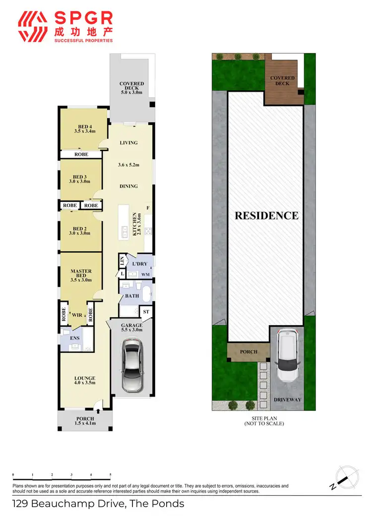 Floorplan of Homely house listing, 129 Beauchamp Drive, The Ponds NSW 2769