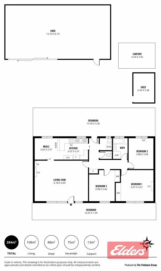 Floorplan of Homely house listing, 22 Carmel Street, Mallala SA 5502