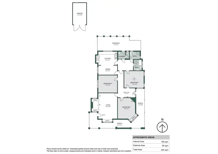 Floorplan of Homely house listing, 409 The Parade, Kensington Gardens SA 5068