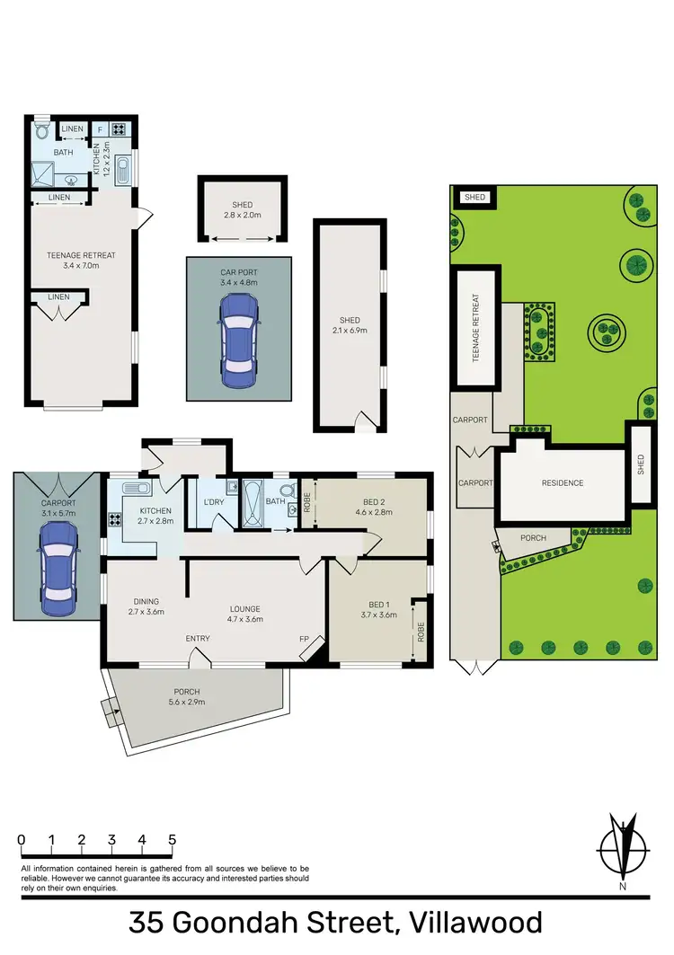 Floorplan of Homely house listing, 35 Goondah Street, Villawood NSW 2163
