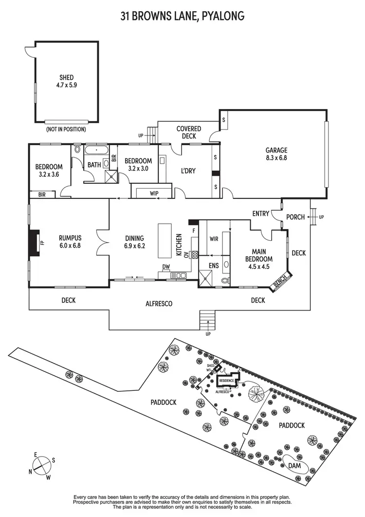 Floorplan of Homely house listing, 31 Browns Lane, Pyalong VIC 3521