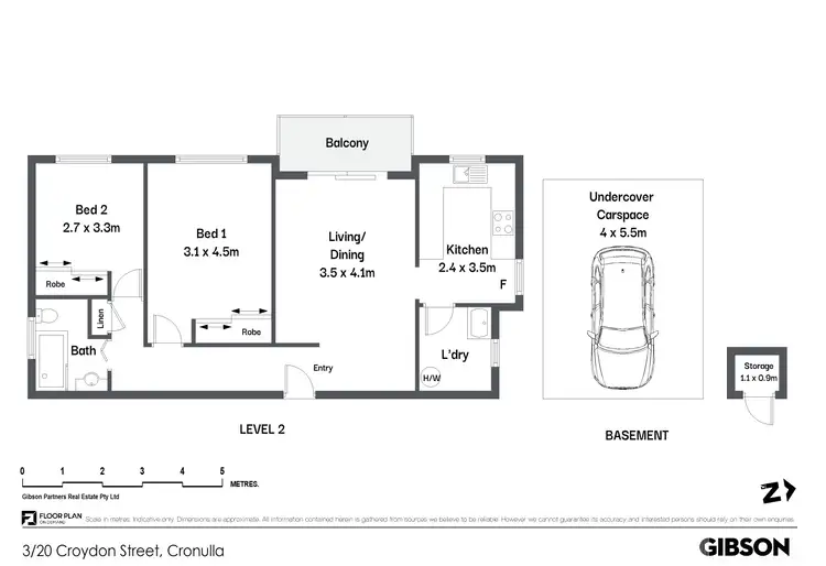 Floorplan of Homely apartment listing, 3/20 Croydon Street, Cronulla NSW 2230