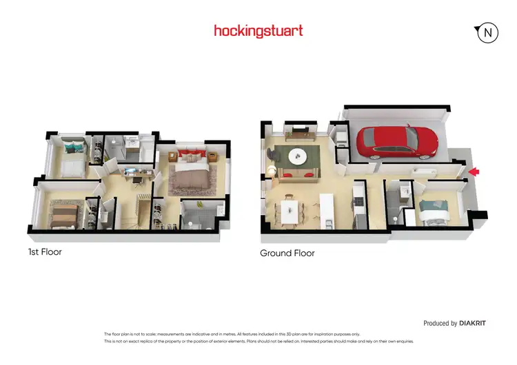 Floorplan of Homely townhouse listing, 1/14 Janson Street, Maidstone VIC 3012