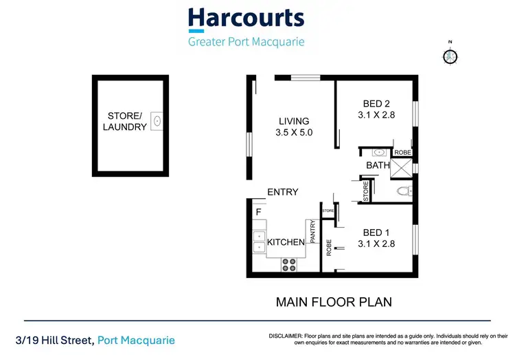 Floorplan of Homely unit listing, 3/19 Hill Street, Port Macquarie NSW 2444