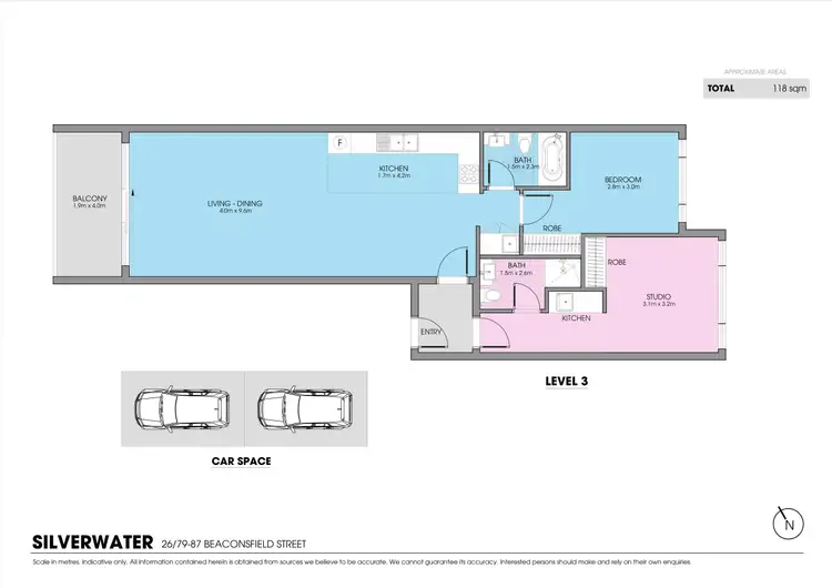 Floorplan of Homely apartment listing, 26/79-87 Beaconsfield Street, Silverwater NSW 2128