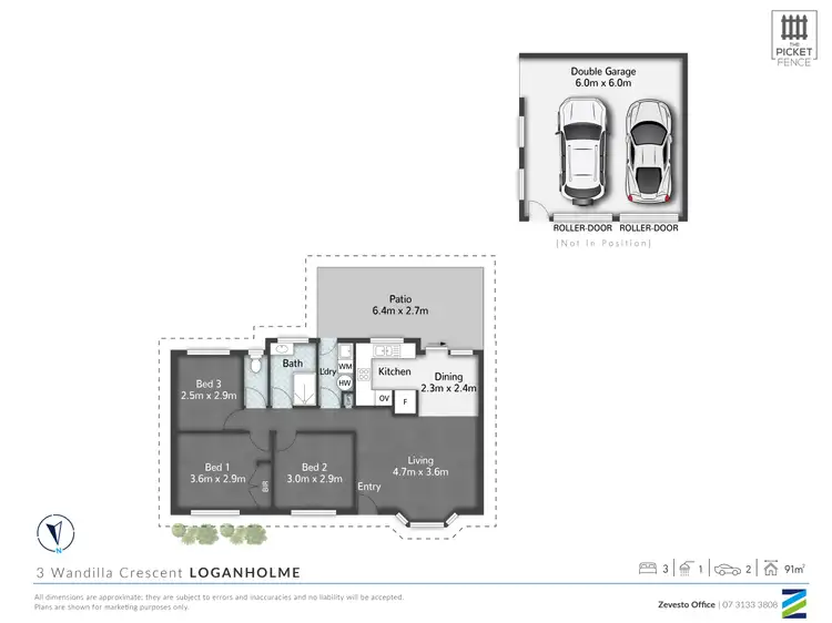 Floorplan of Homely house listing, 3 Wandilla Crescent, Loganholme QLD 4129