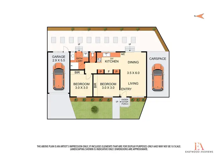 Floorplan of Homely unit listing, 2/25-27 Roslyn Road, Belmont VIC 3216