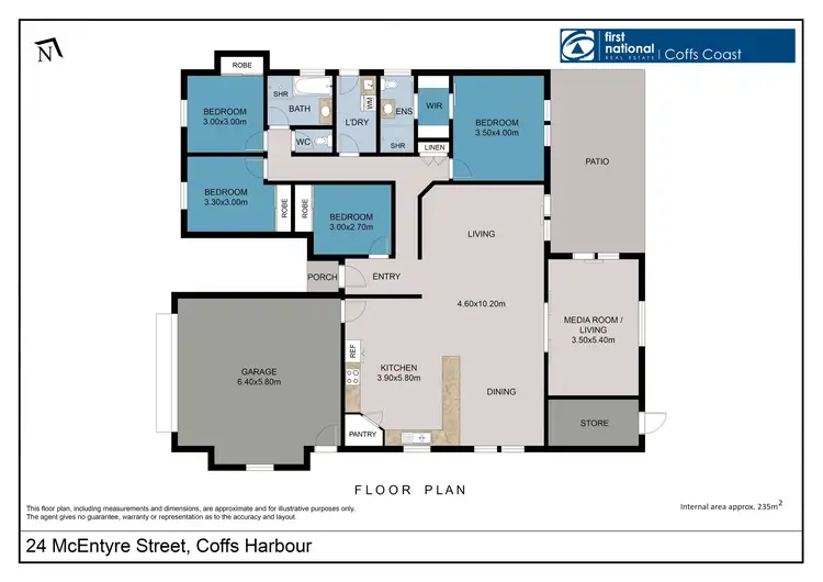 Floorplan of Homely house listing, 24 Mcentyre Street, Coffs Harbour NSW 2450