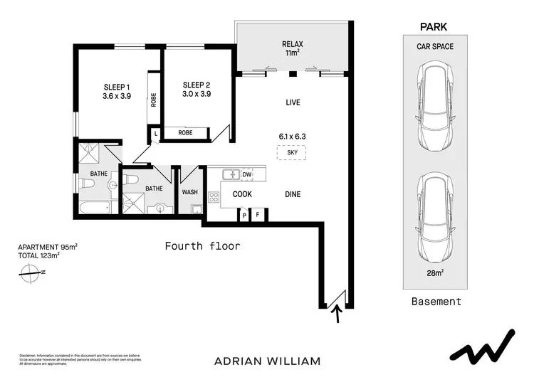 Floorplan of Homely apartment listing, 80/1-3 Coronation Avenue, Petersham NSW 2049