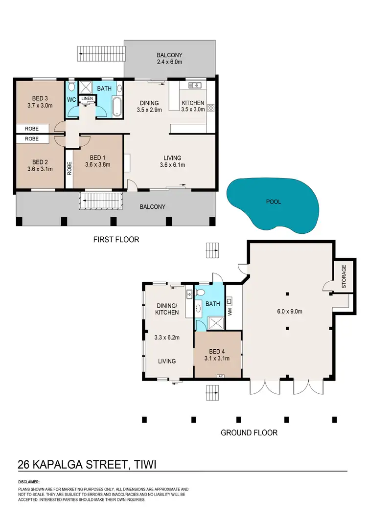 Floorplan of Homely house listing, 26 Kapalga Street, Tiwi NT 810