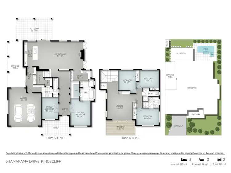 Floorplan of Homely house listing, 6 Tamarama Drive, Kingscliff NSW 2487