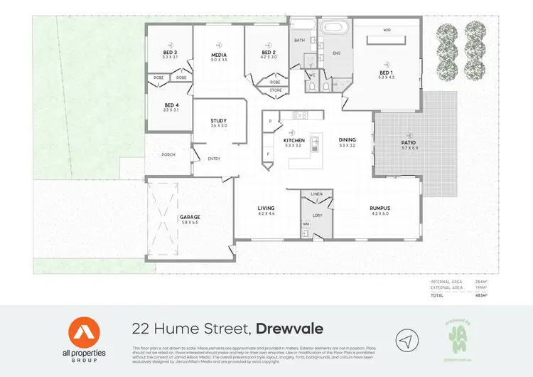 Floorplan of Homely house listing, 22 Hume Street, Drewvale QLD 4116
