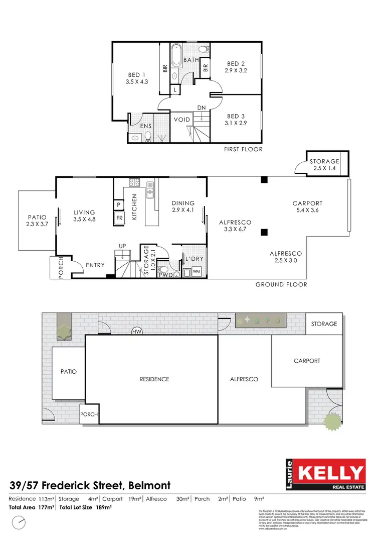Floorplan of Homely house listing, 39/57 Frederick Street, Belmont WA 6104