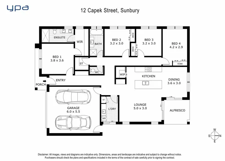 Floorplan of Homely house listing, 12 Capek Street, Sunbury VIC 3429