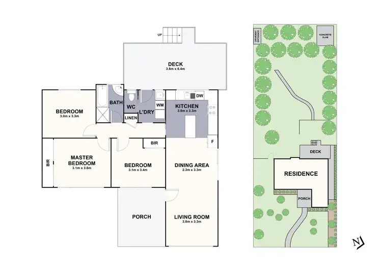 Floorplan of Homely house listing, 8 Patricia Avenue, Montrose VIC 3765